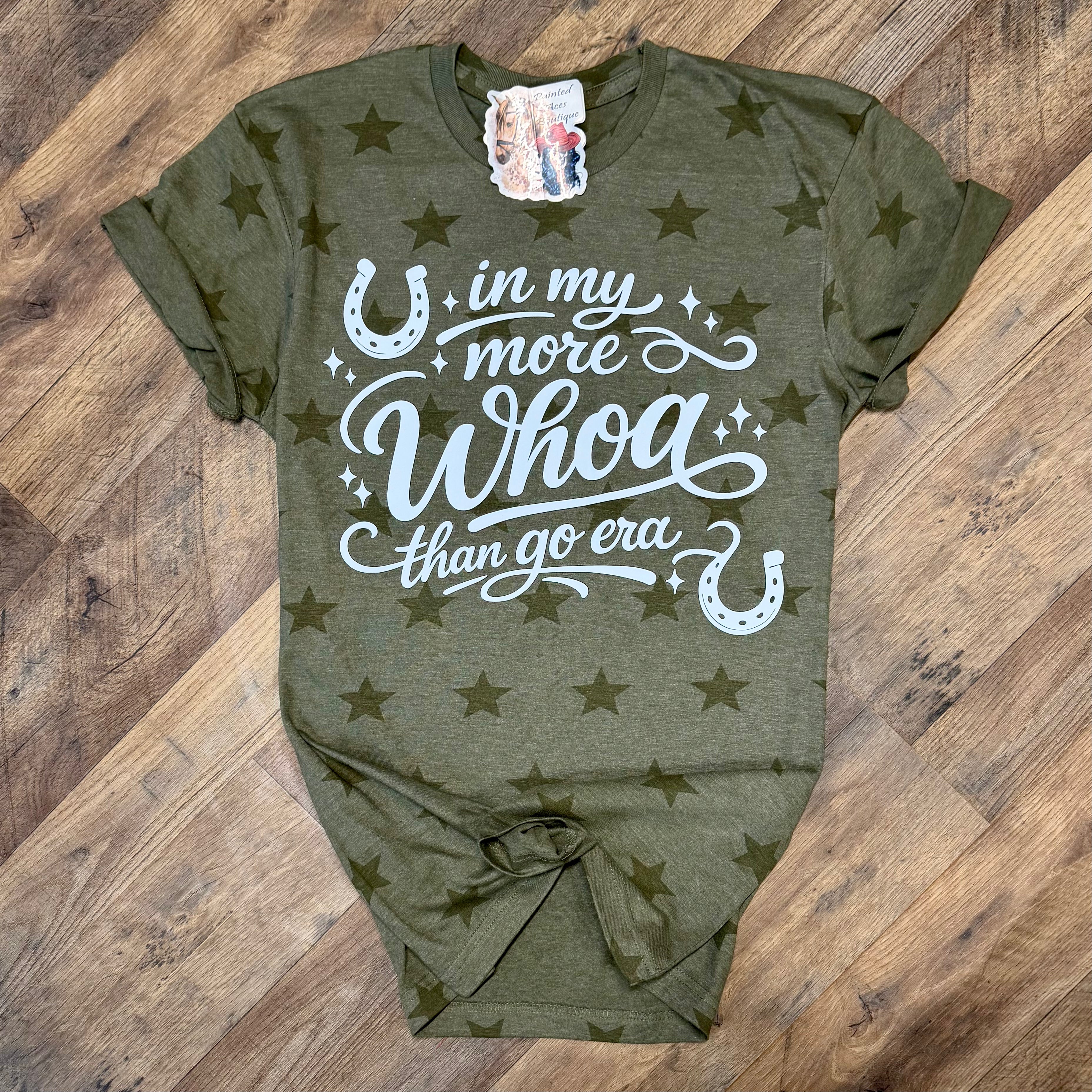 In My More Whoa Than Go Era | Funny Country Graphic T-Shirt